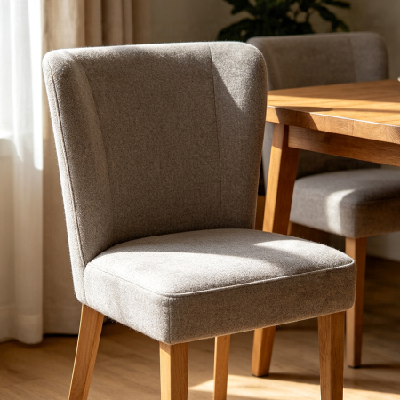 Comfortable Dining Chair With High Back Design